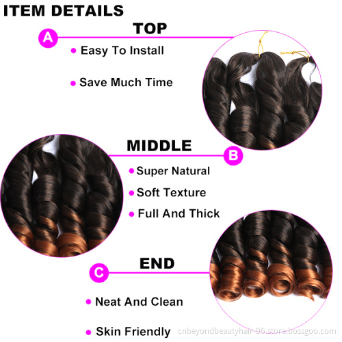 Long Wave 22inch Sea Body Jumbo Braiding Synthetic Hair Extension Style for Black Women